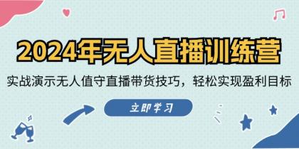 无人直播训练营：实战演示无人值守直播带货技巧，轻松实现盈利目标-颜夕资源网-第18张图片
