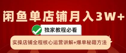 闲鱼单店铺月入3W+实操展示，爆单核心秘籍，一学就会-颜夕资源网-第18张图片