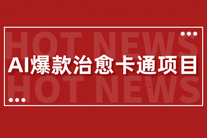AI批量制作爆款治愈卡通梗图视频，轻松变现3w+-颜夕资源网-第18张图片