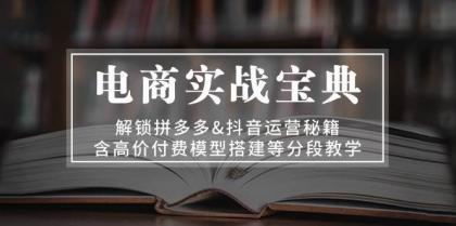 电商实战宝典：解锁拼多多&抖音运营秘籍，含高价付费模型搭建等分段教学-颜夕资源网-第18张图片